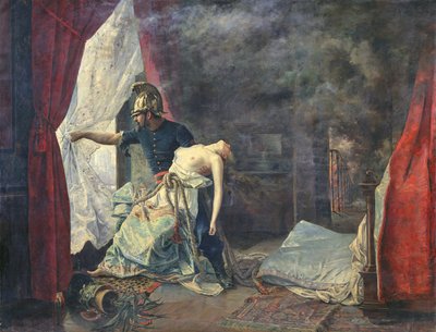 A Rescue in Paris, 1886 by Eugenio Alvarez Dumont